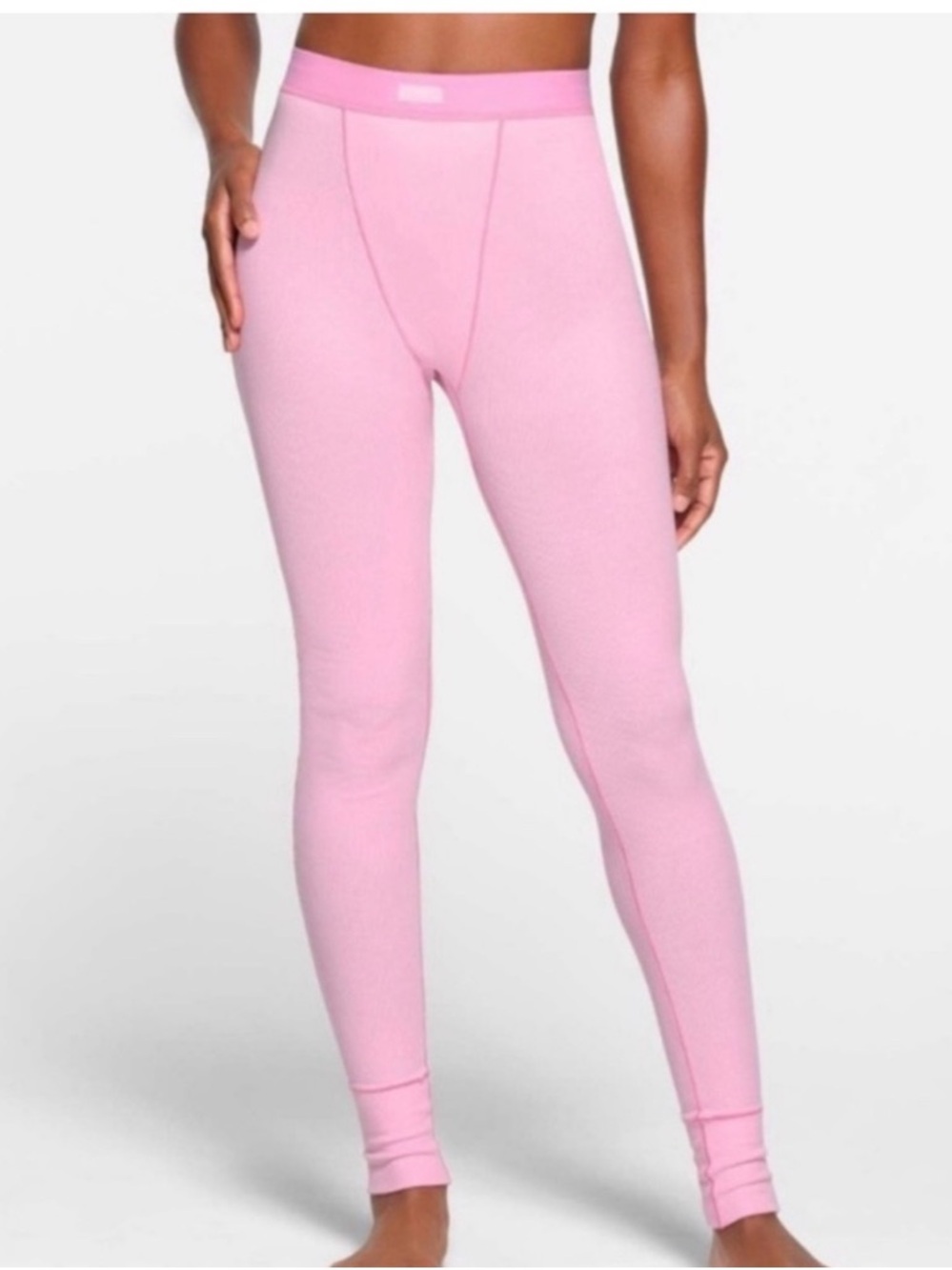 Skims Cotton Rib Leggings Bubblegum Limited Edition S
